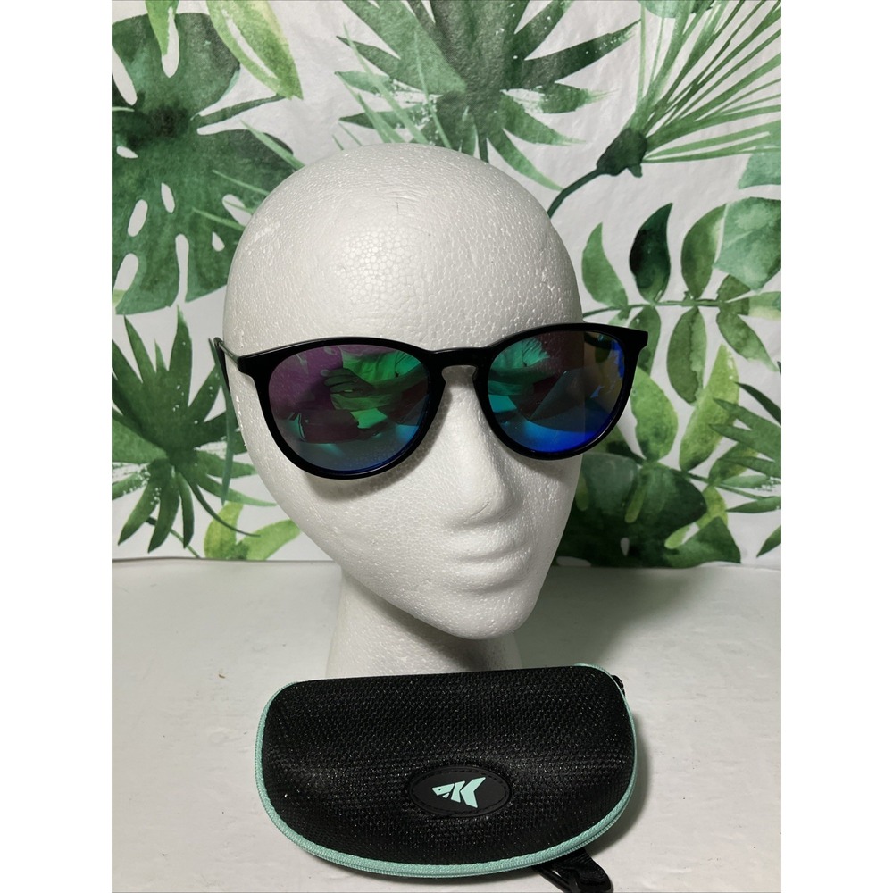 RARE Mirage Occhiali Designed In Italy Sunglasses Polarized UV400 MQ9004 Blue